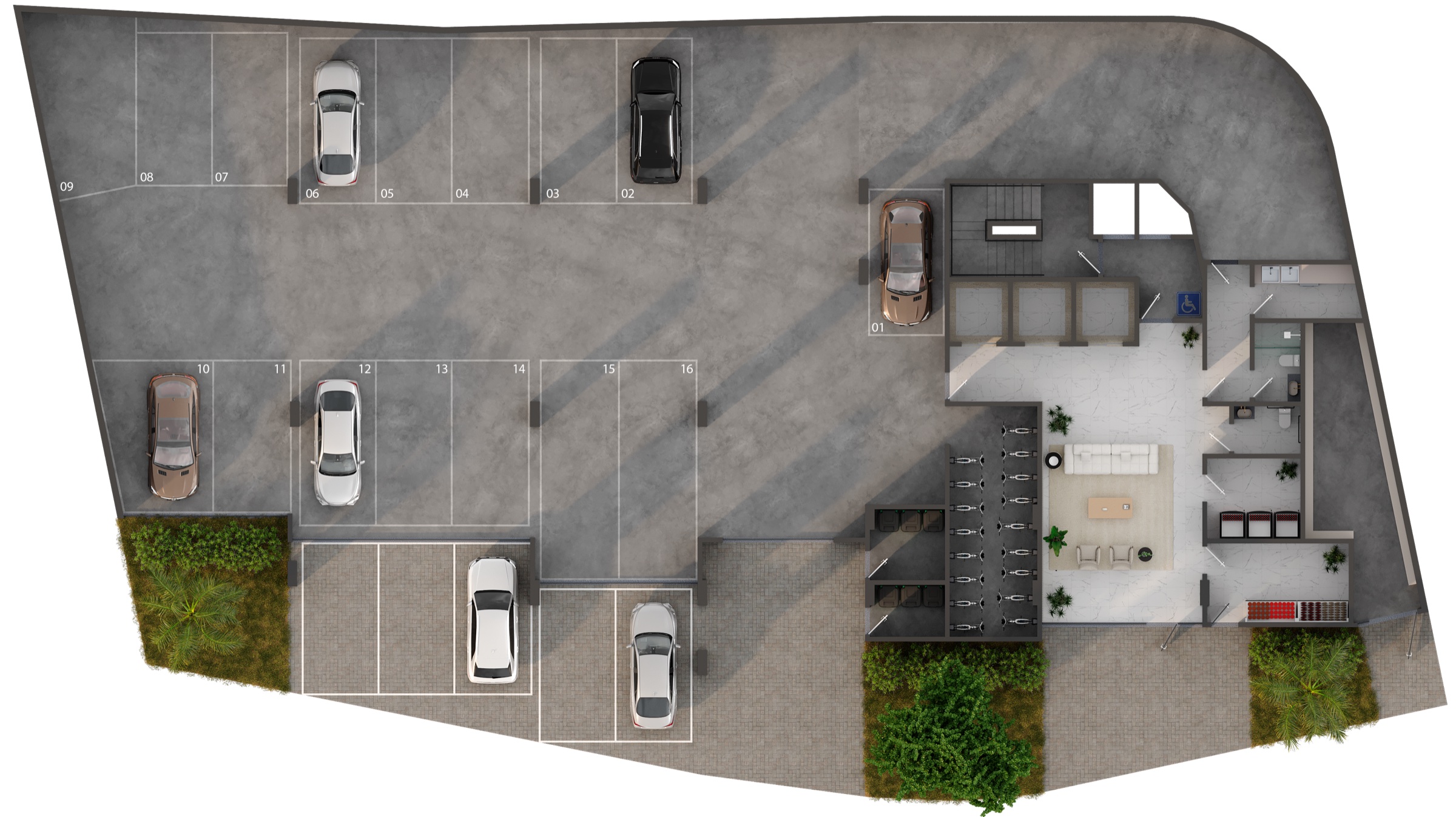 Planta do térreo - Vicenza Residenze