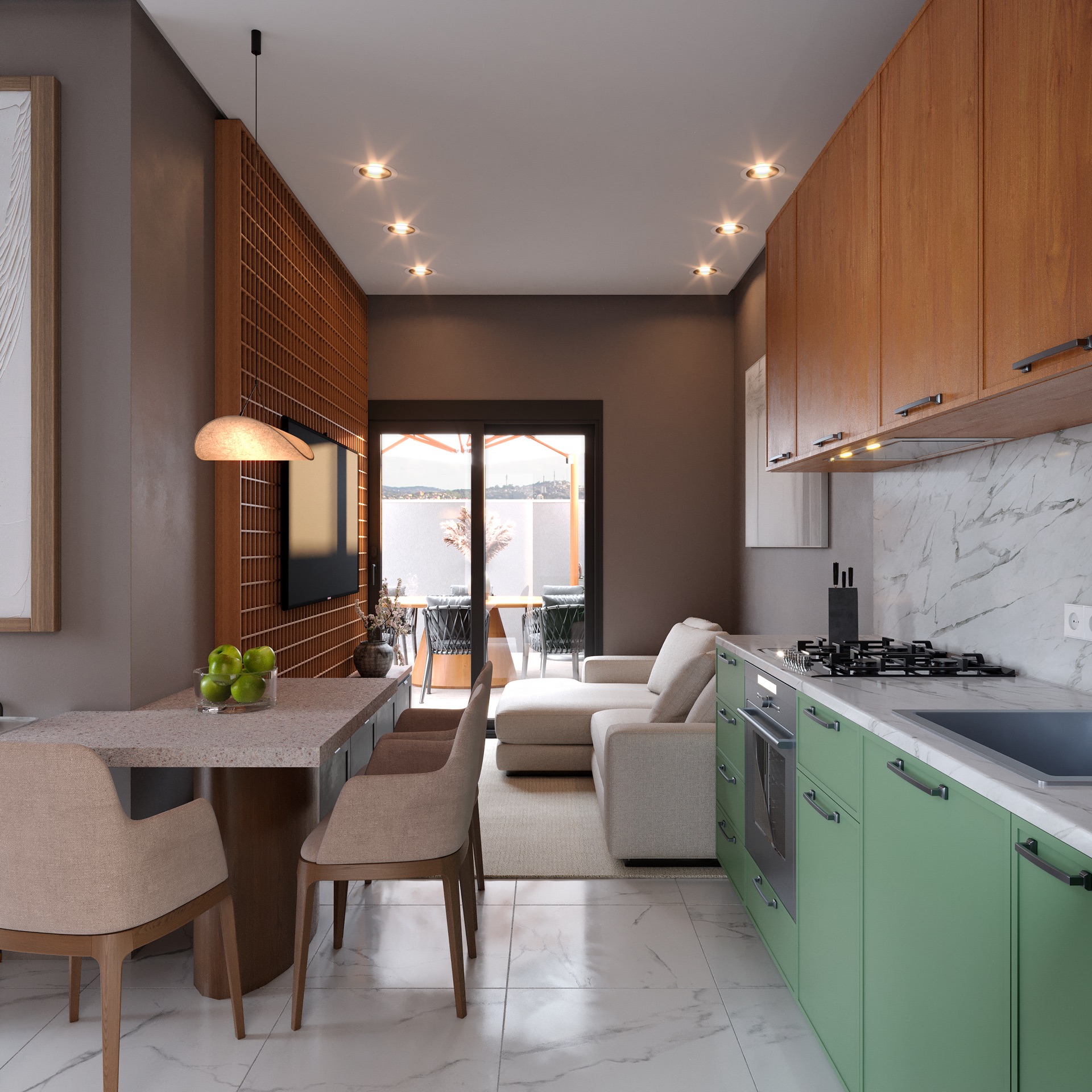 Sala de estar Vicenza Residenze